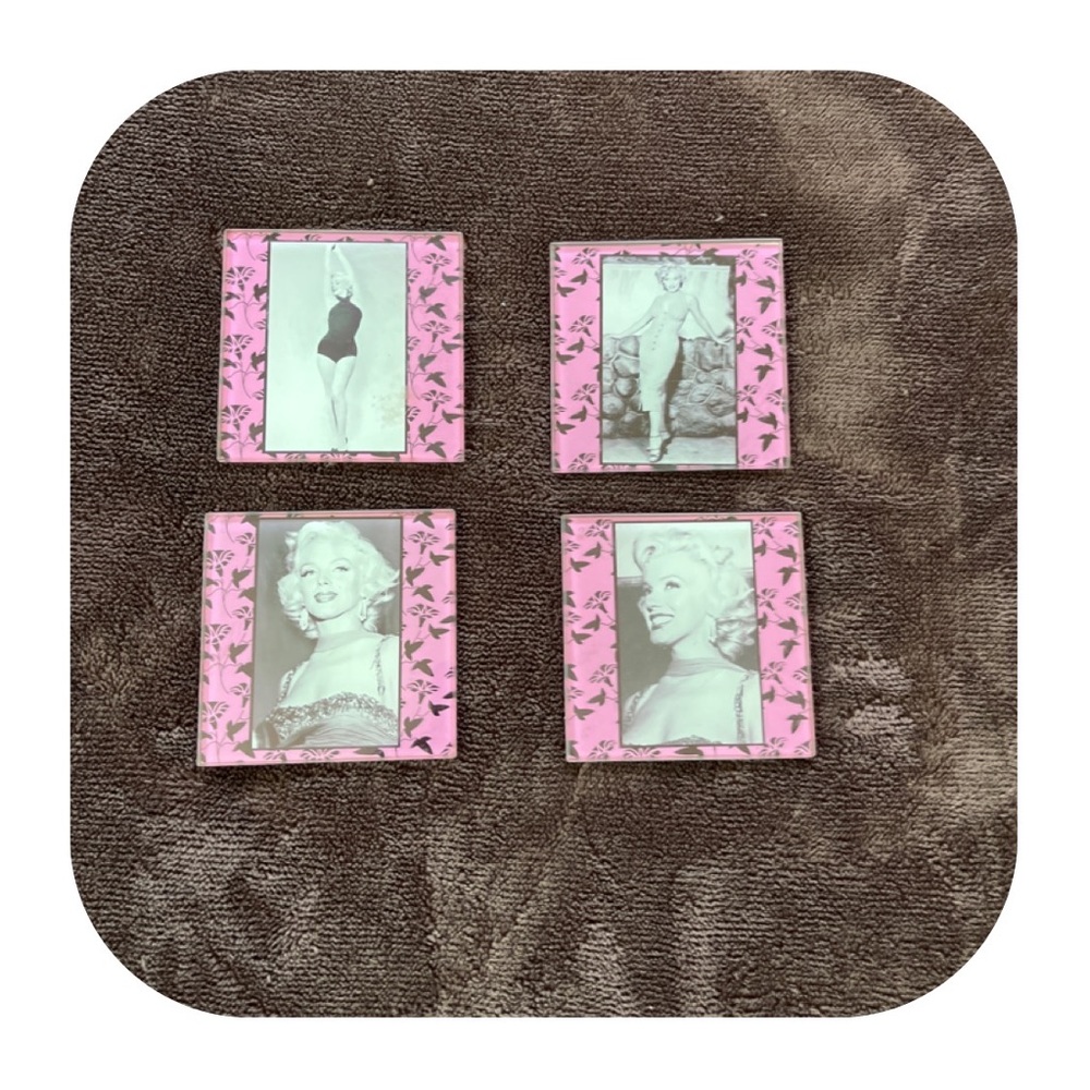 Marilyn Monroe Bernard of Hollywood (set of 4) 4x4 coasters